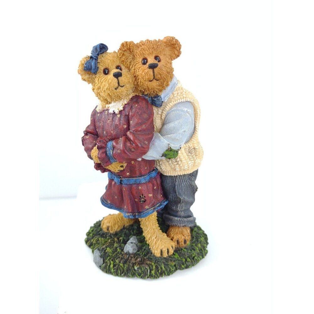 VTG Boyds Bear Bearstone Amy & Mark The Perfect Match Figurine 2277926